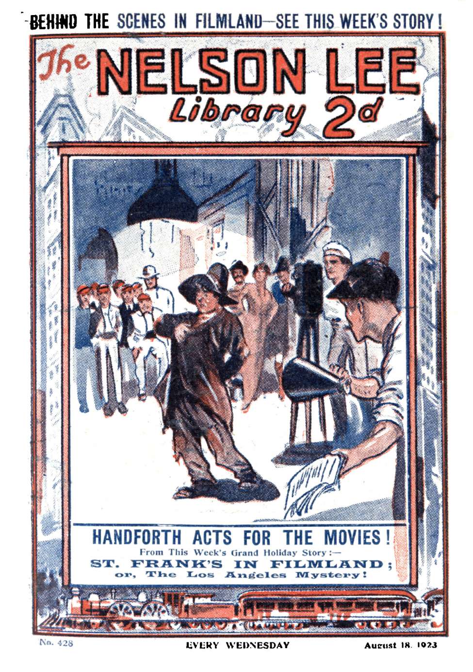Book Cover For Nelson Lee Library s1 428 - St. Frank's in Filmland