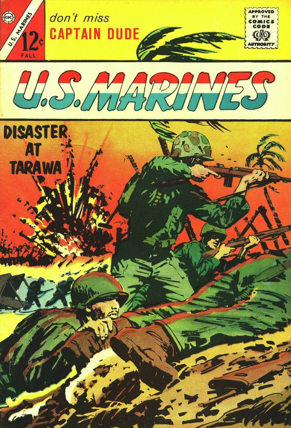 Comic Book Cover For U. S. Marines 1
