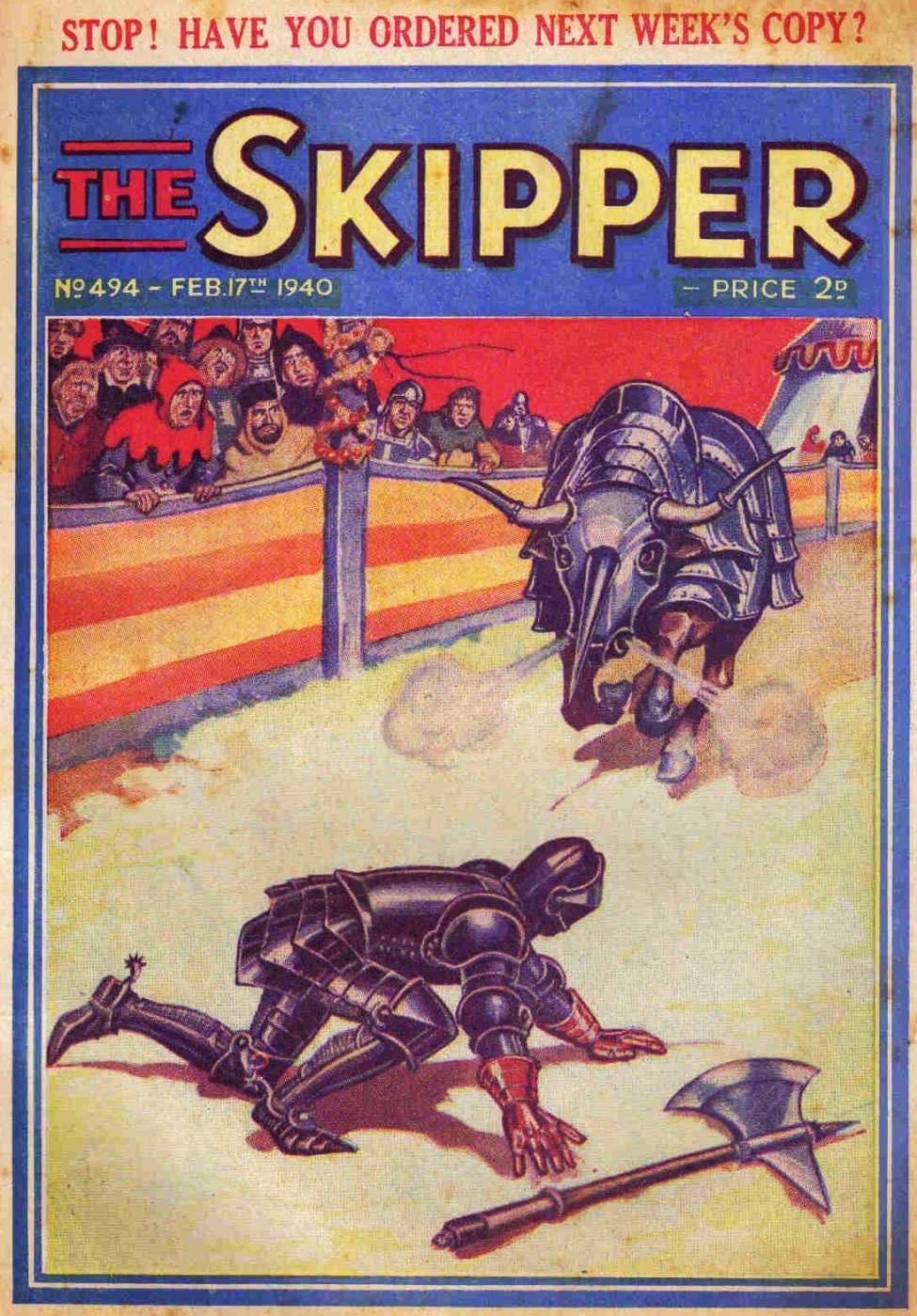 Comic Book Cover For The Skipper 494