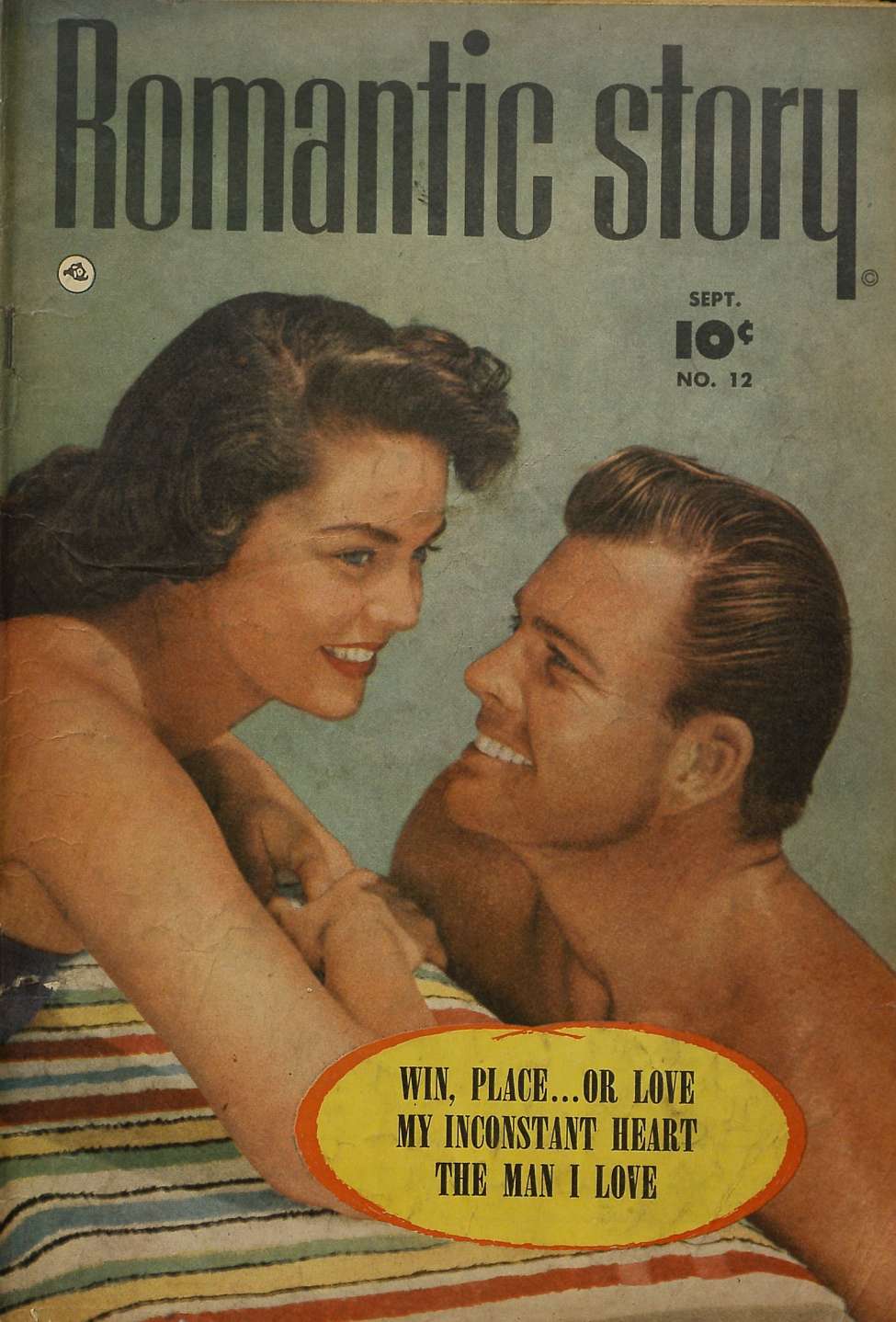 Comic Book Cover For Romantic Story 12