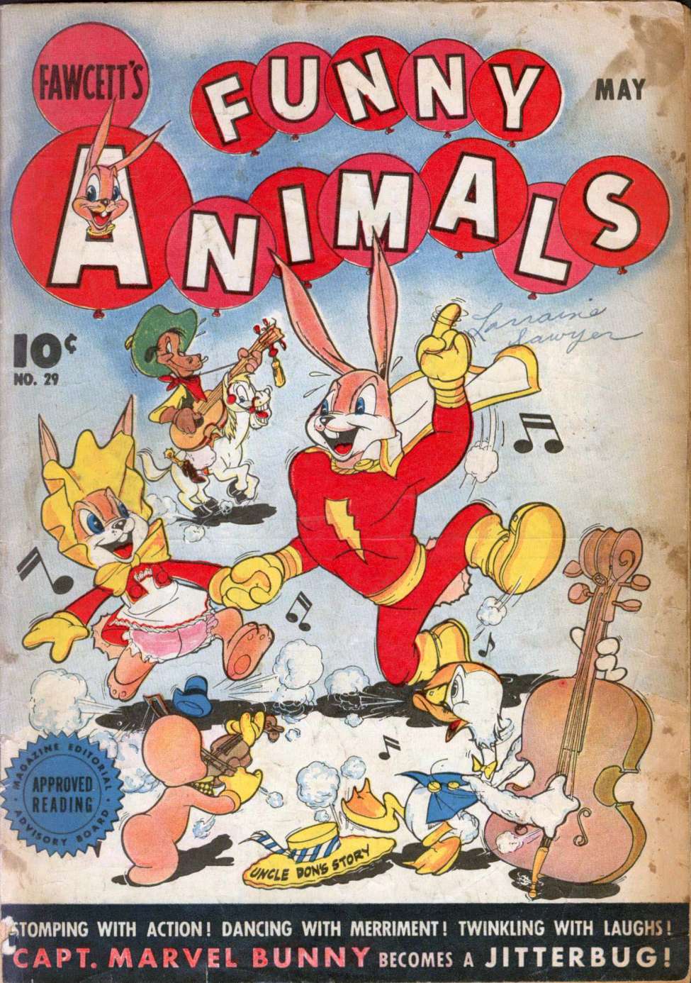 Comic Book Cover For Fawcett's Funny Animals 29