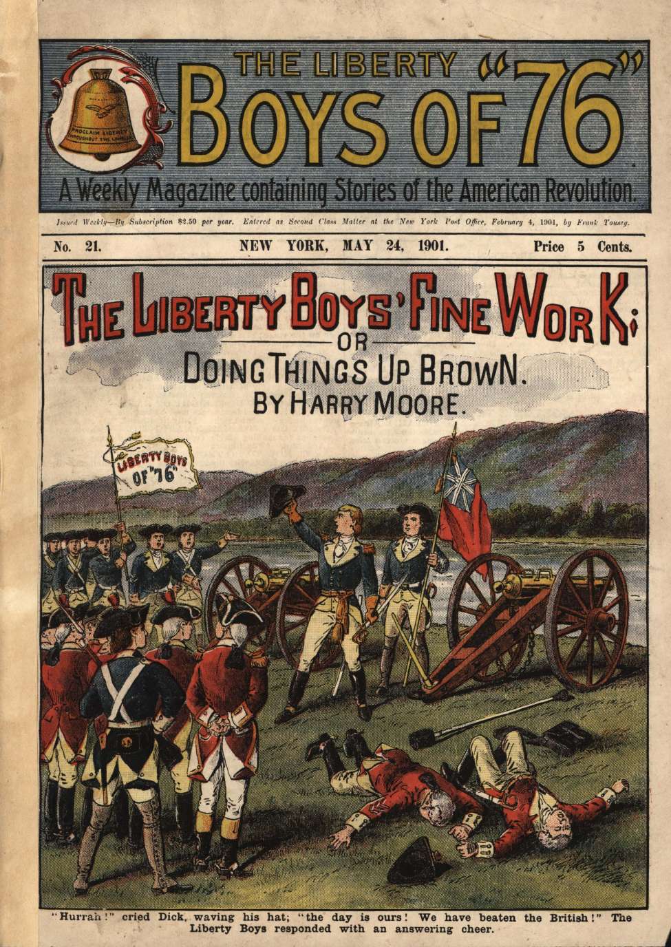 Book Cover For The Liberty Boys of 76 21 - The Liberty Boys' Fine Work