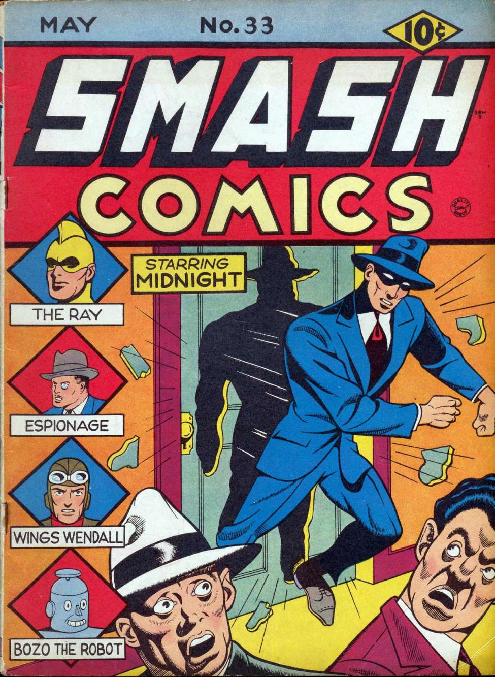 Comic Book Cover For Smash Comics 33