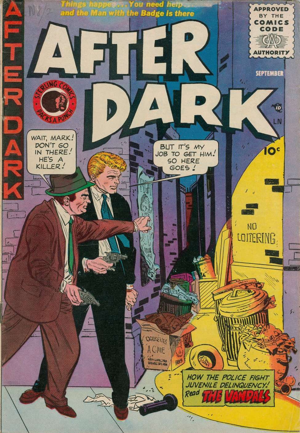 Comic Book Cover For After Dark 8
