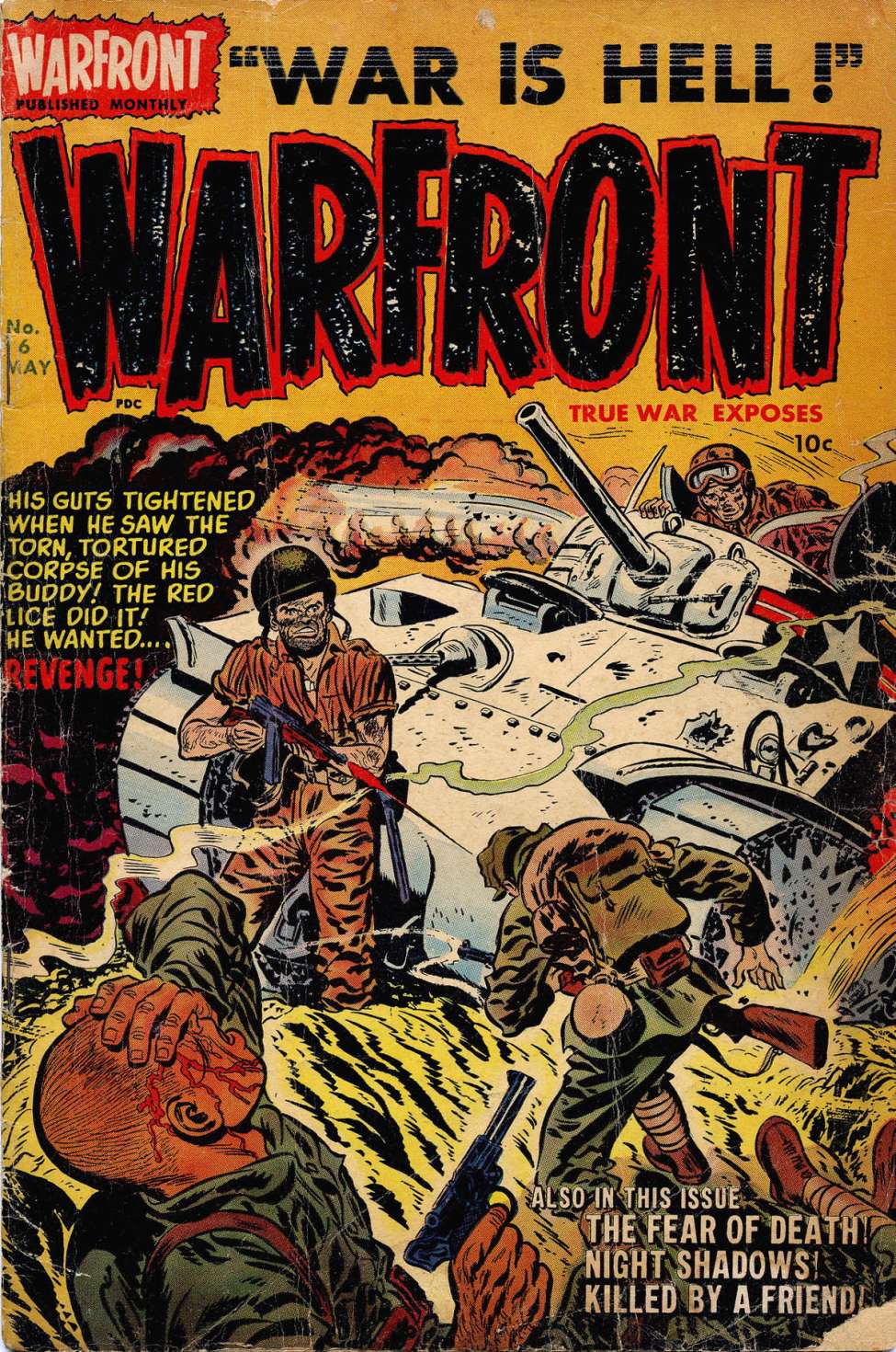 Comic Book Cover For Warfront 6