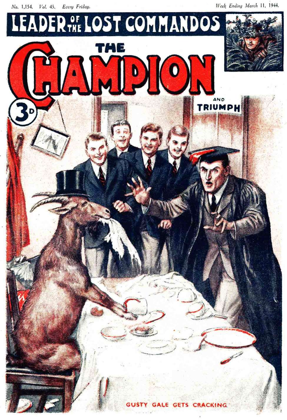 Comic Book Cover For The Champion 1154
