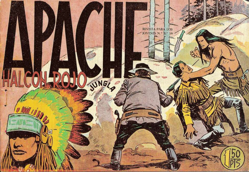 Comic Book Cover For Apache 13 - Halcon Rojo