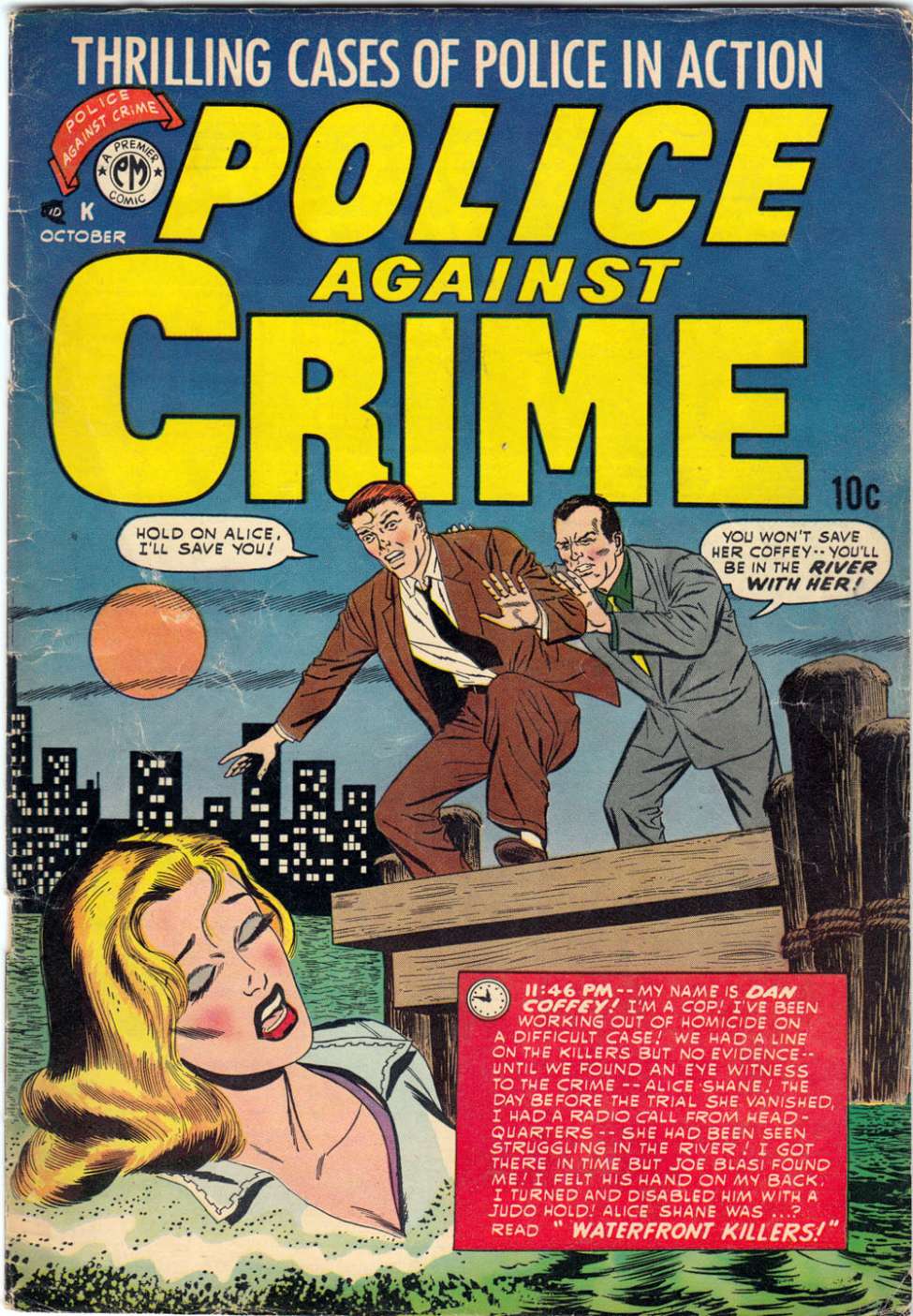 Comic Book Cover For Police Against Crime 4