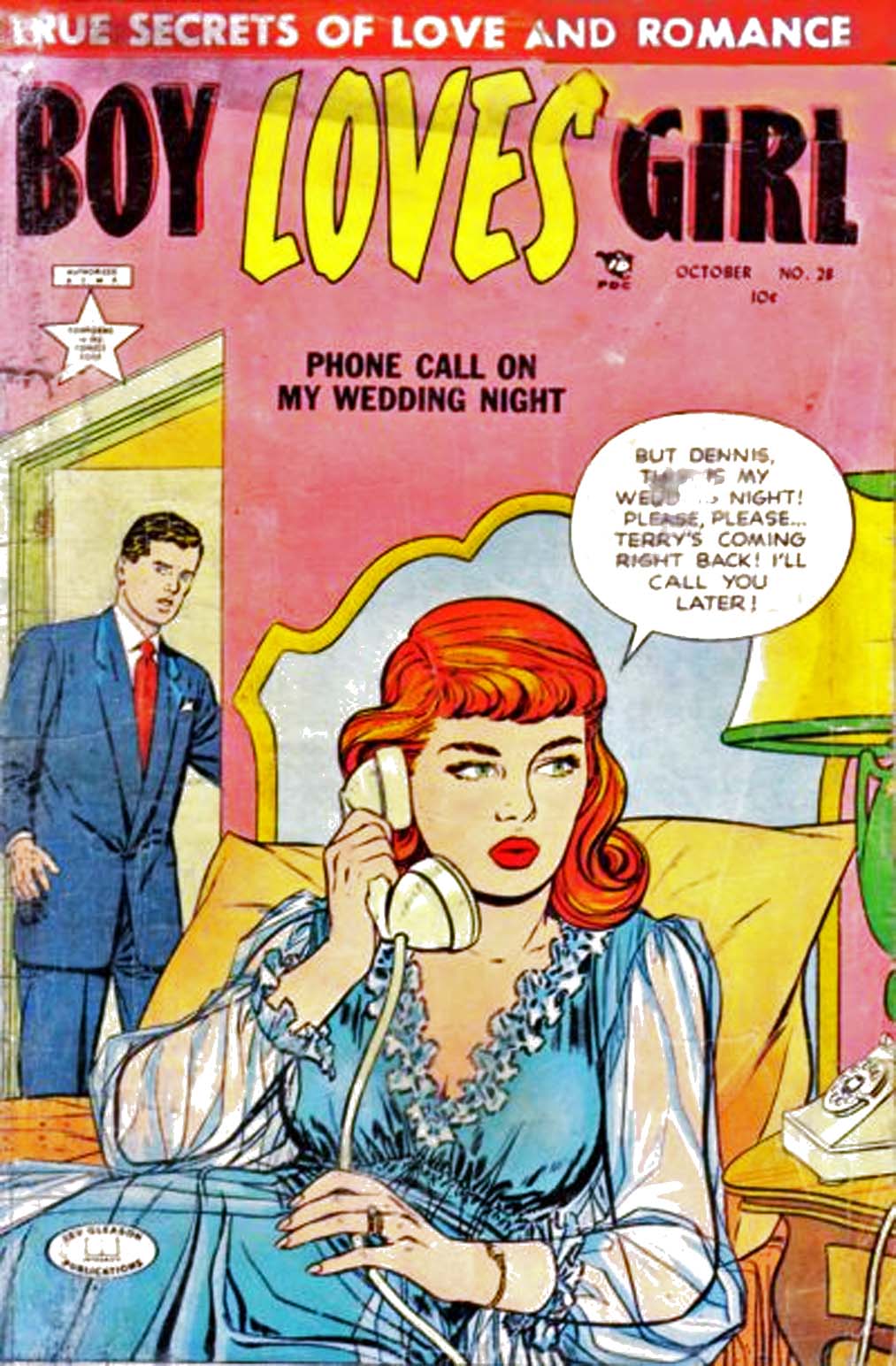 Comic Book Cover For Boy Loves Girl 28 - Version 1