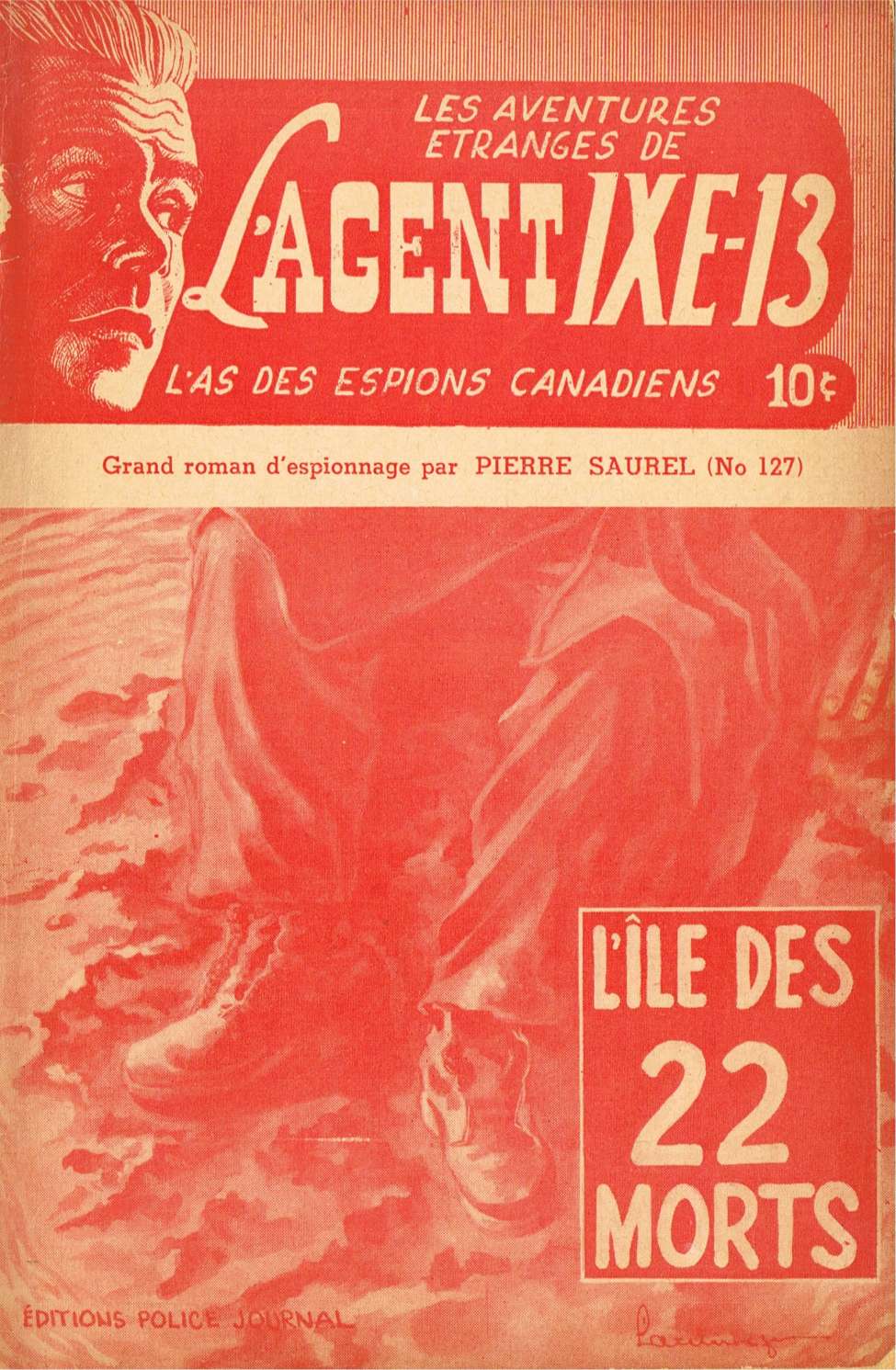 Book Cover For L'Agent IXE-13 v2 127 - L'île des 22 morts