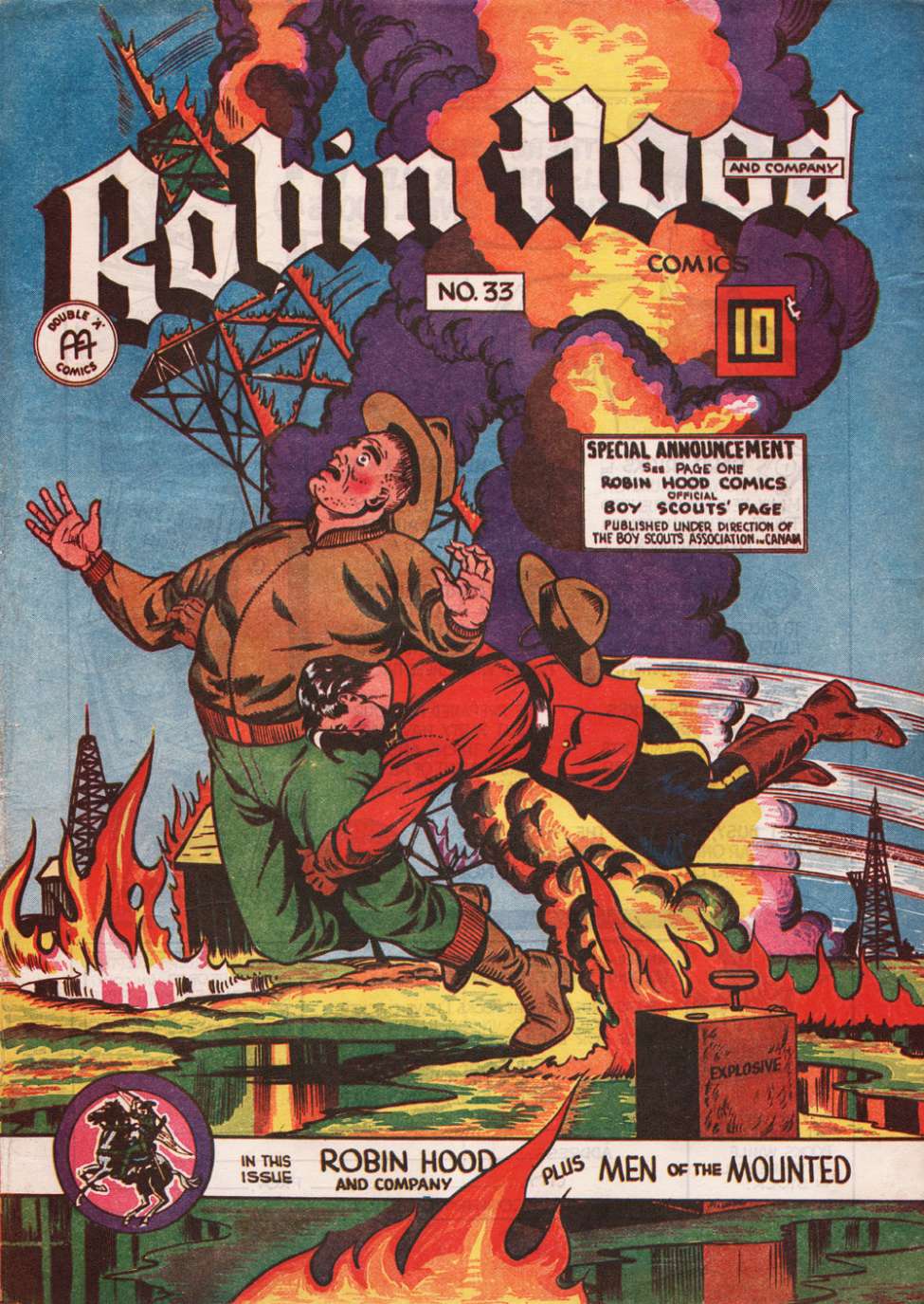 Comic Book Cover For Robin Hood and Company 33