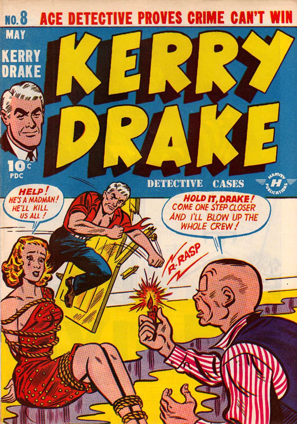 Comic Book Cover For Kerry Drake Detective Cases 8