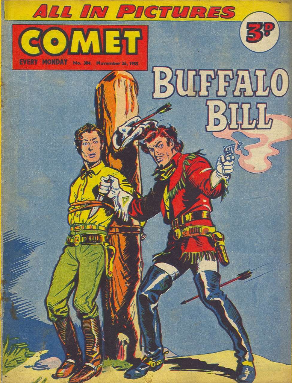 Comic Book Cover For The Comet 384