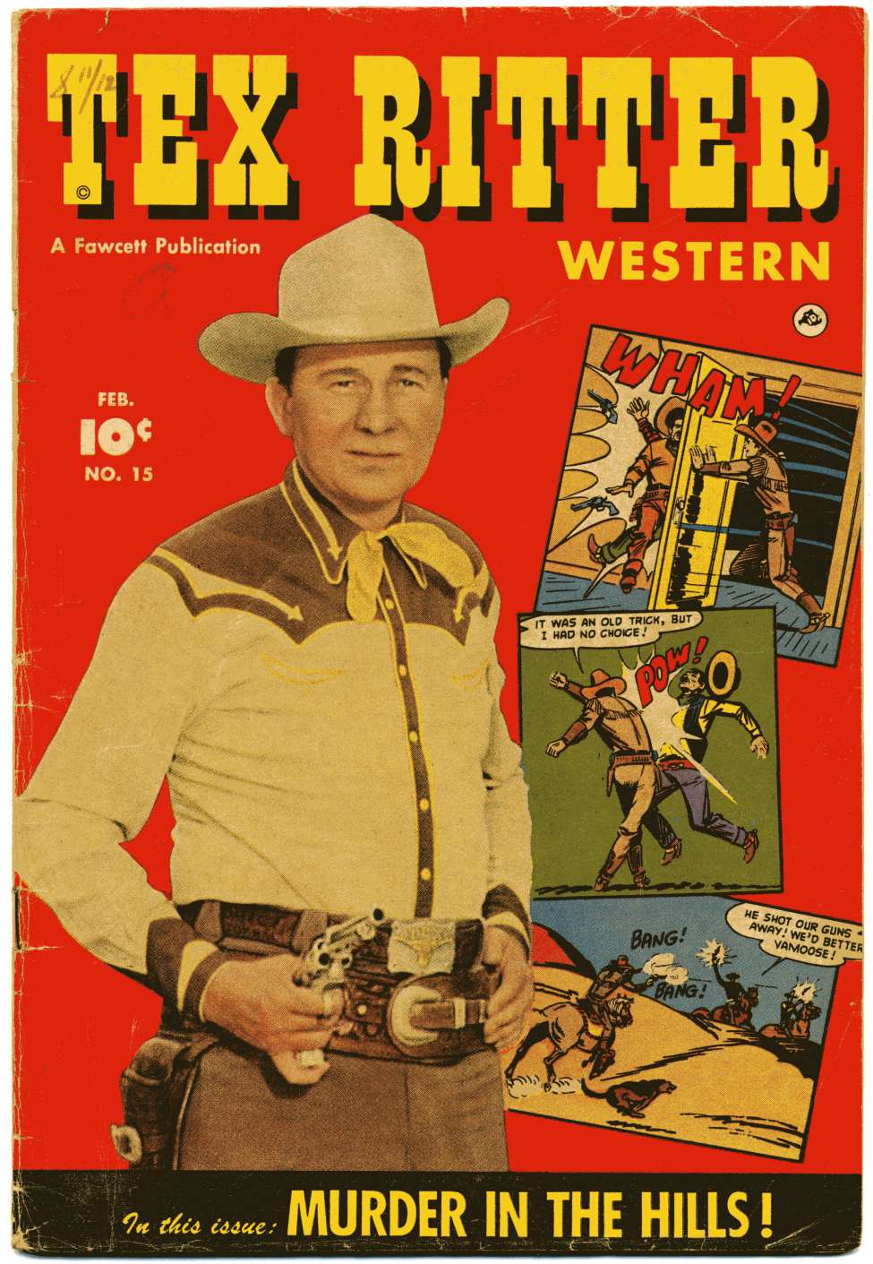 Book Cover For Tex Ritter Western 15