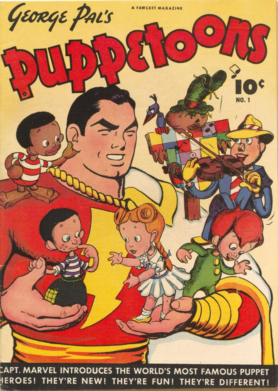 Comic Book Cover For George Pal's Puppetoons 1