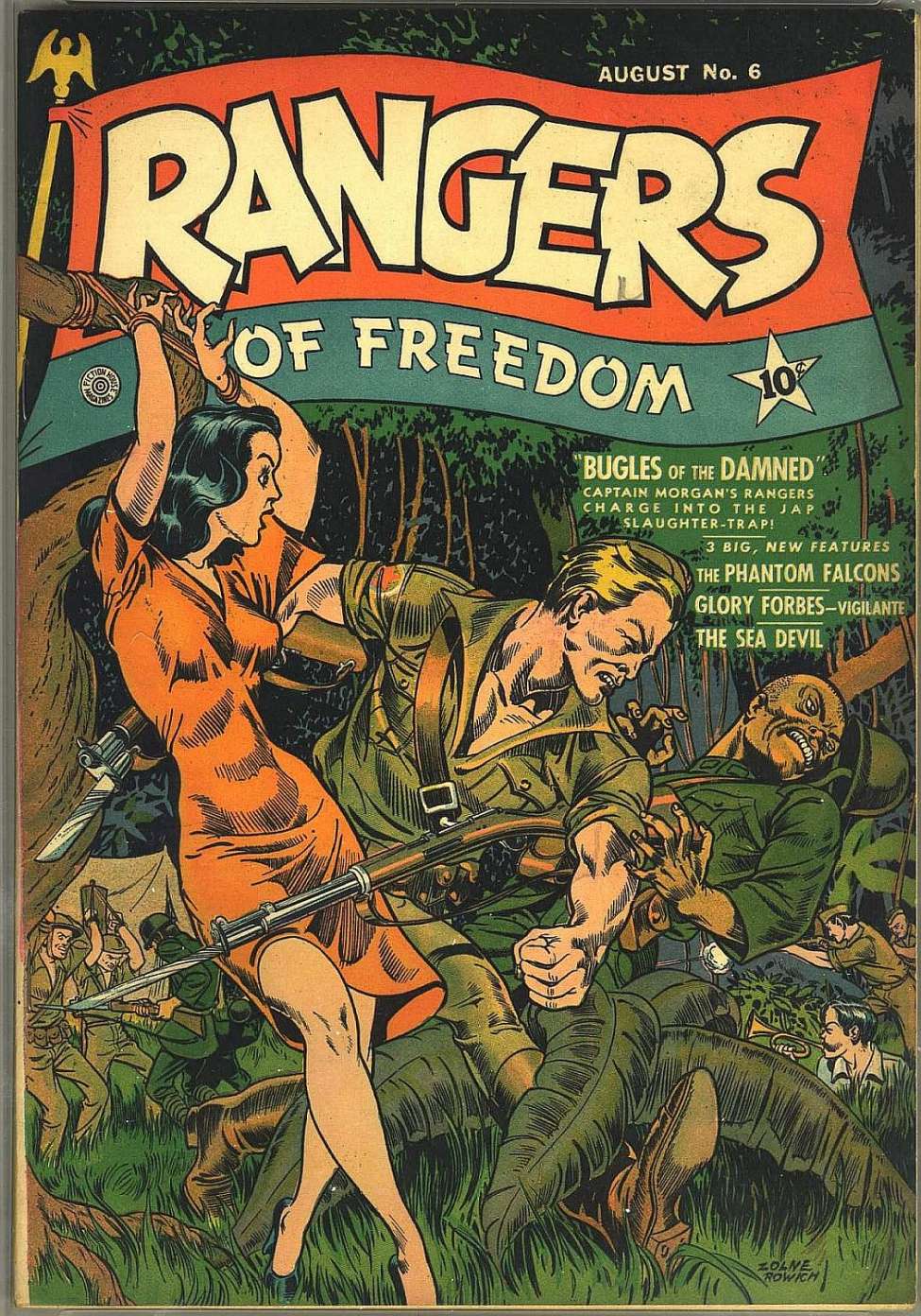 Comic Book Cover For Rangers Comics 6