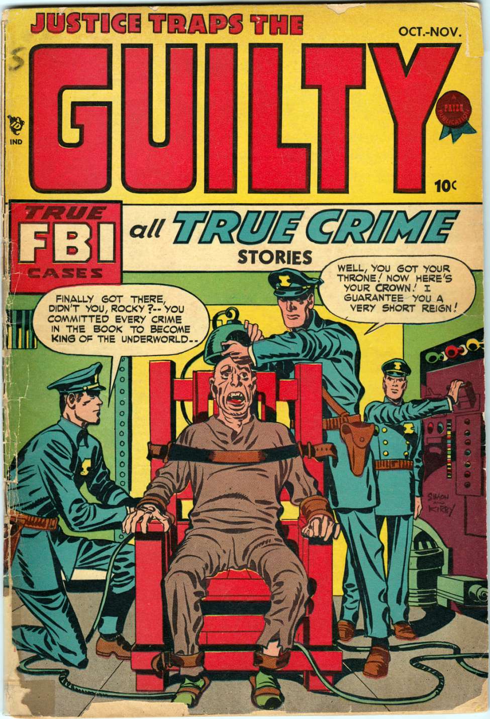 Comic Book Cover For Justice Traps the Guilty 1
