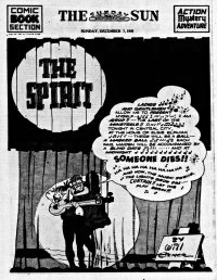 Large Thumbnail For The Spirit (1941-12-07) - Baltimore Sun (b/w)