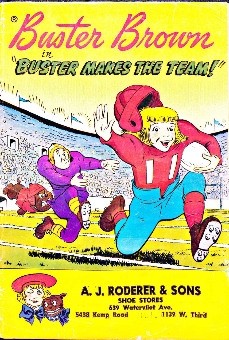 Book Cover For Buster Makes the Team