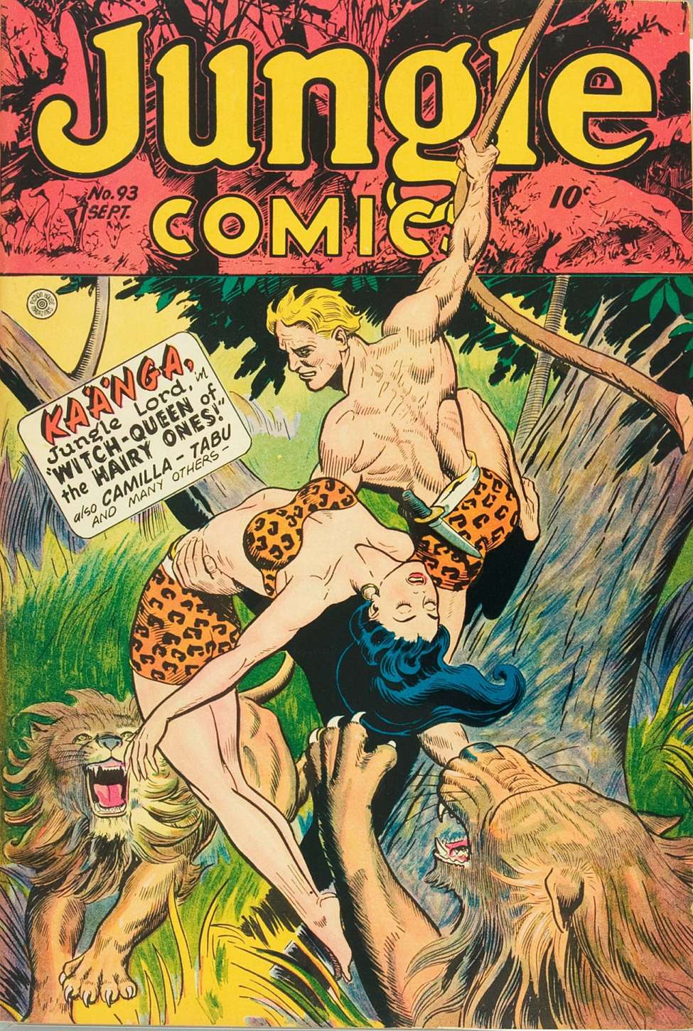 Book Cover For Jungle Comics 93
