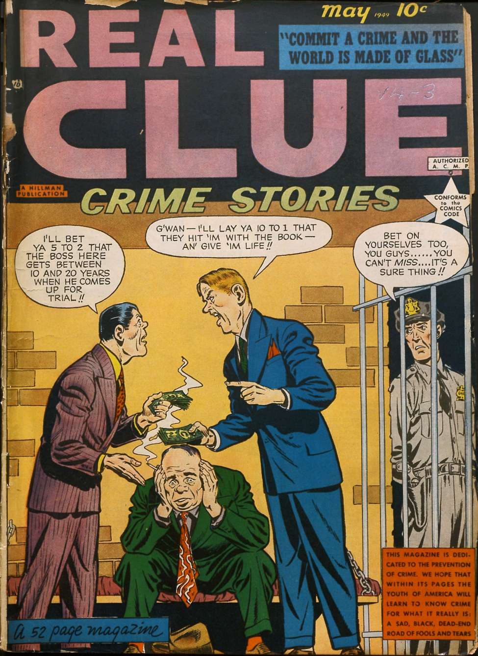 Book Cover For Real Clue Crime Stories v4 3