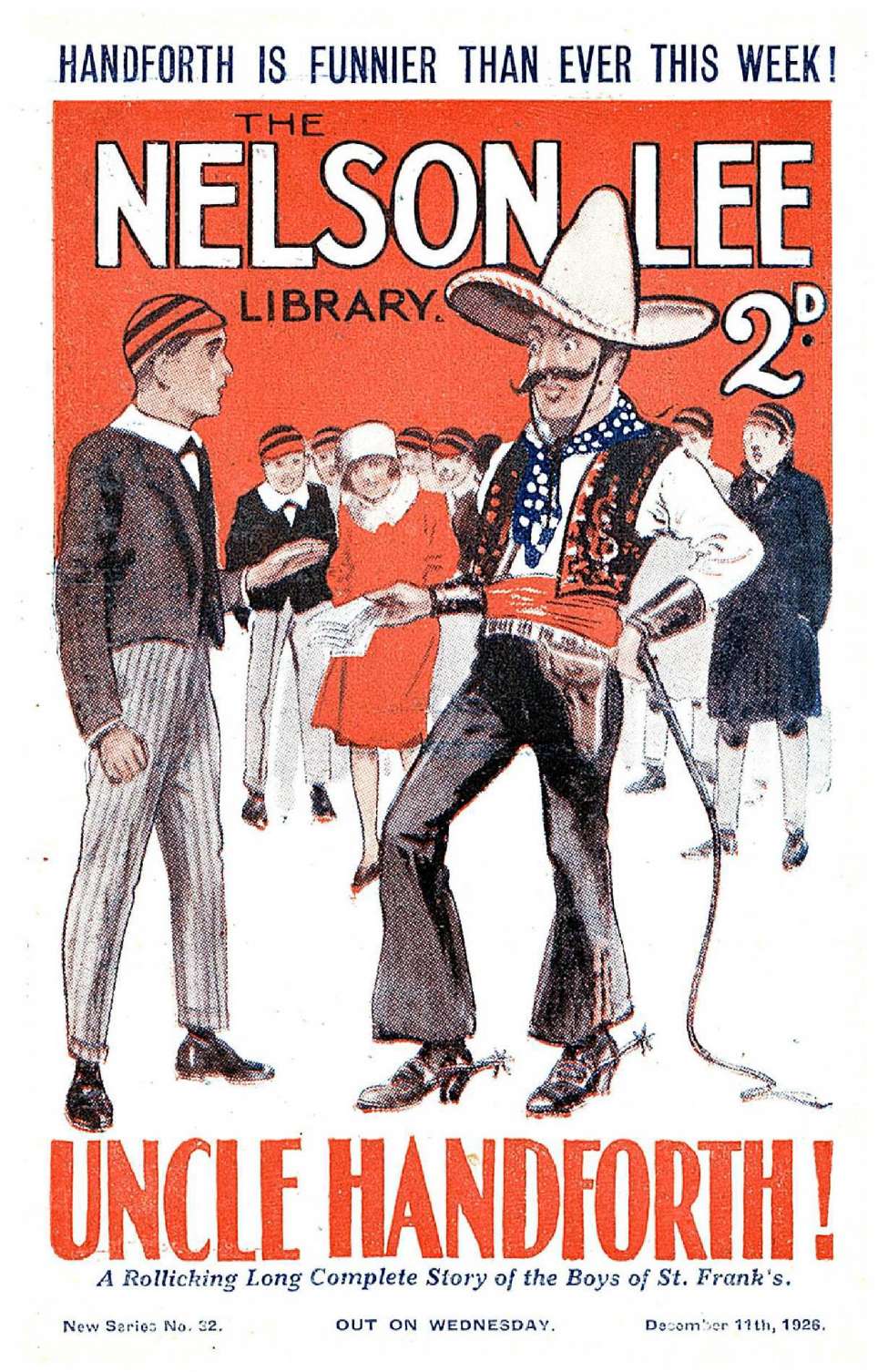 Comic Book Cover For Nelson Lee Library s2 32 - Uncle Handforth