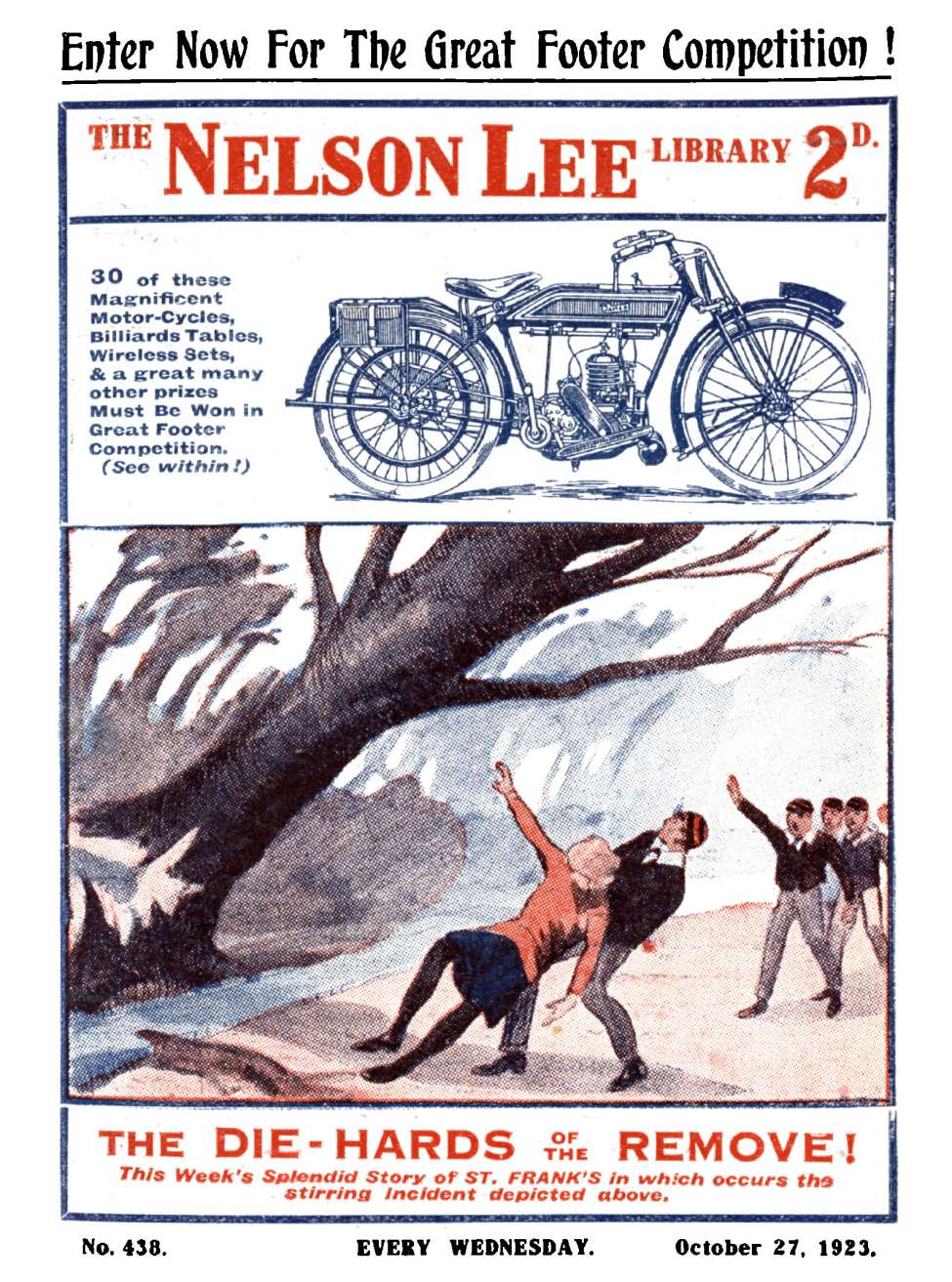 Comic Book Cover For Nelson Lee Library s1 438 - The Die-hards of the Remove