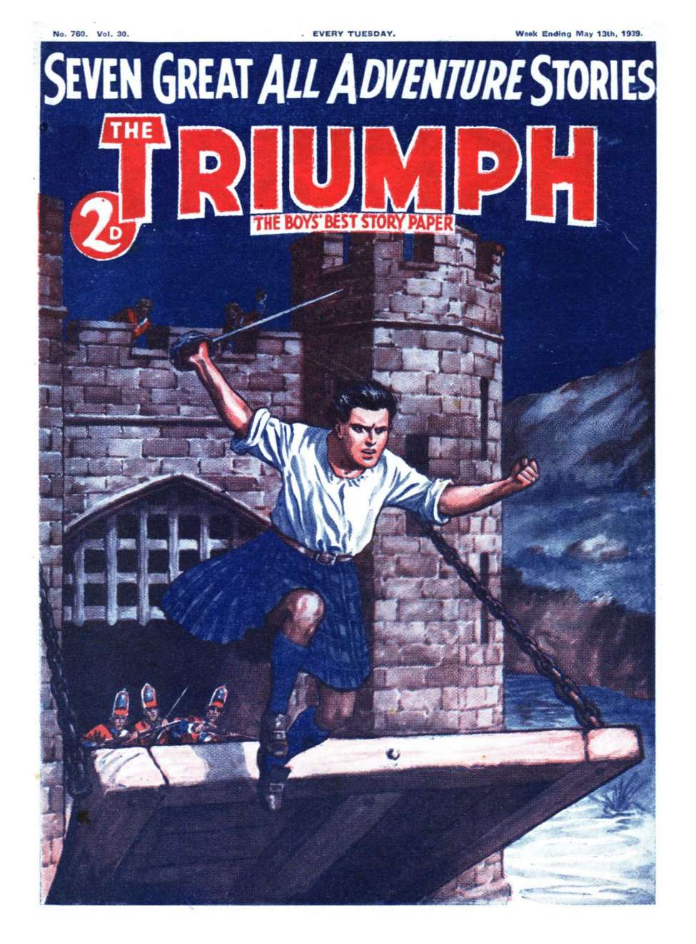 Comic Book Cover For The Triumph 760