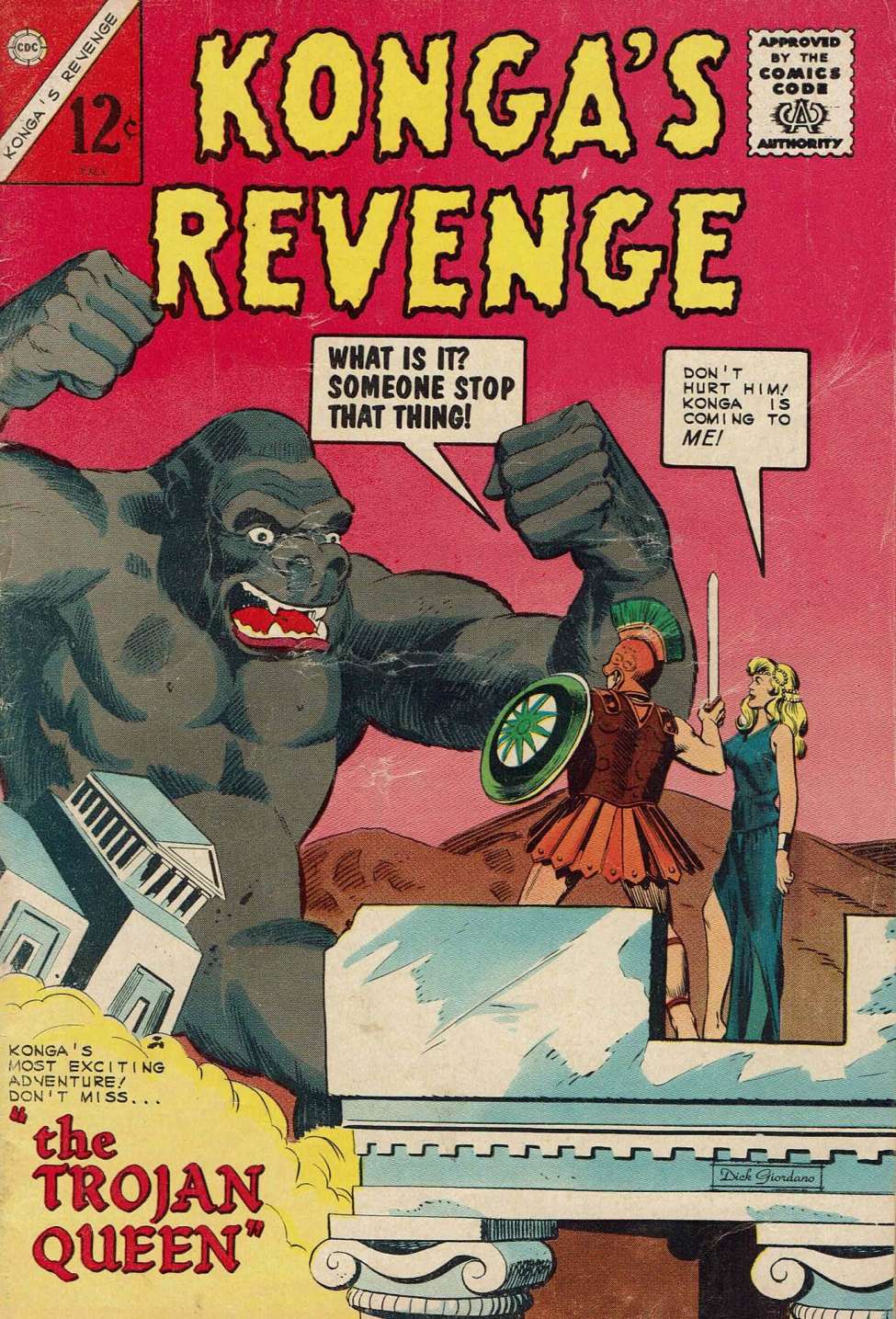 Comic Book Cover For Konga's Revenge 3