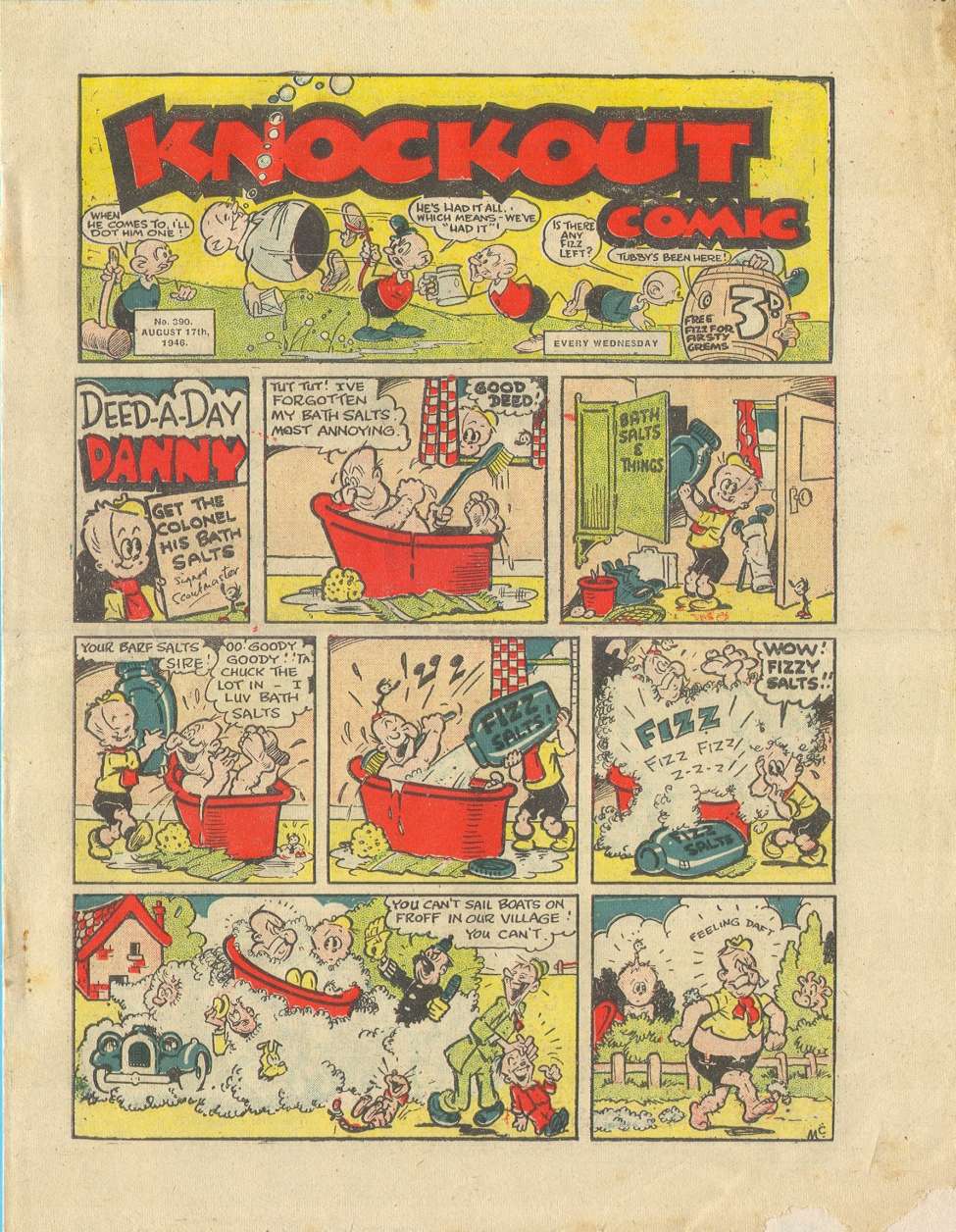 Comic Book Cover For Knockout 390