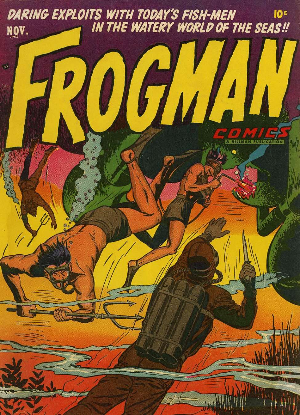 Comic Book Cover For Frogman Comics 5