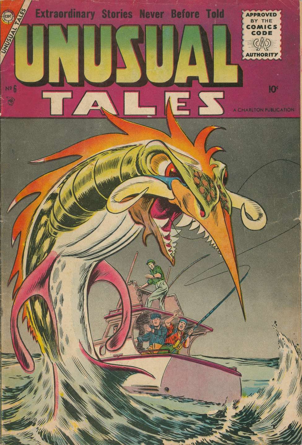 Comic Book Cover For Unusual Tales 6