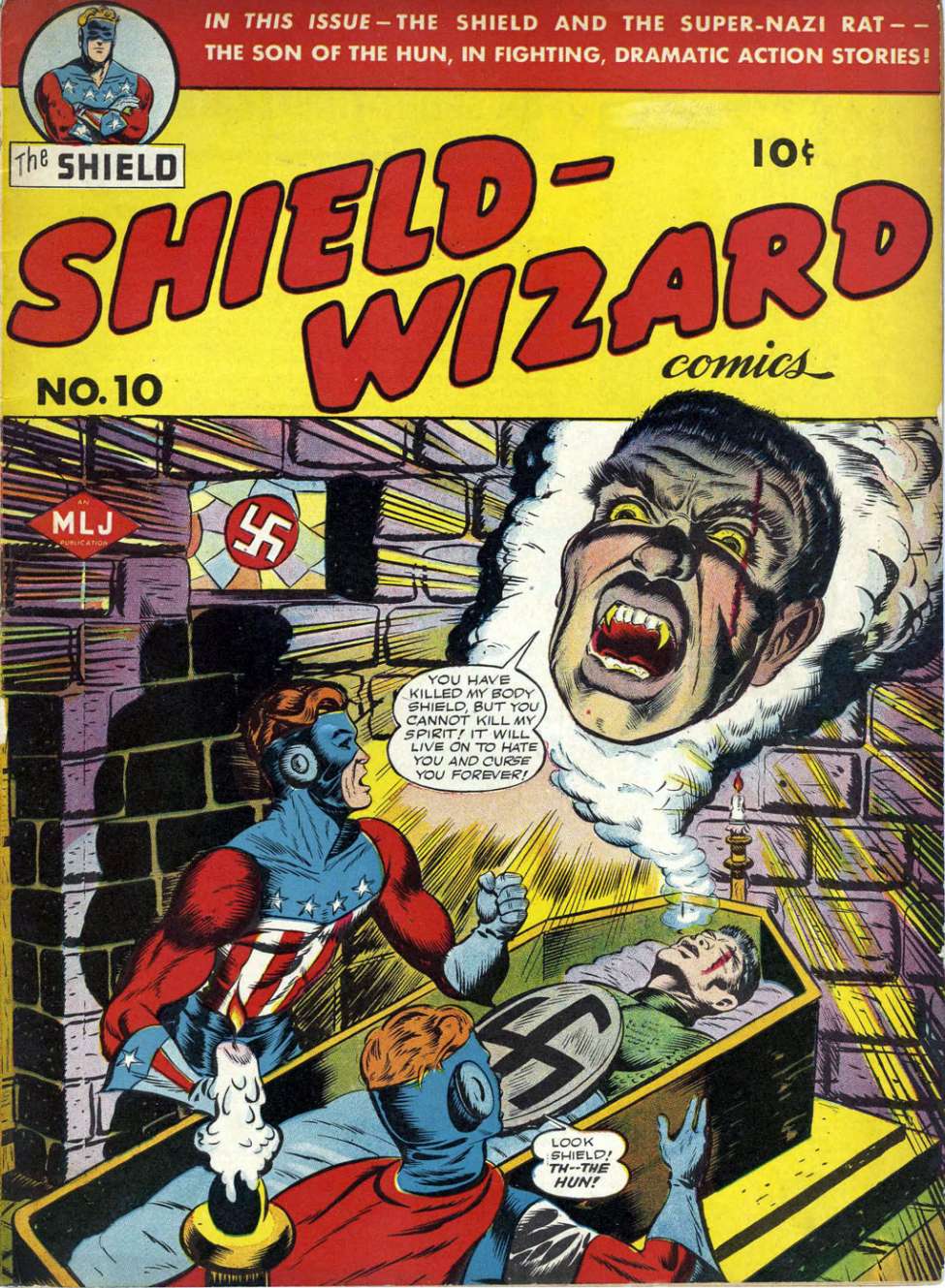 Book Cover For Shield Wizard Comics 10