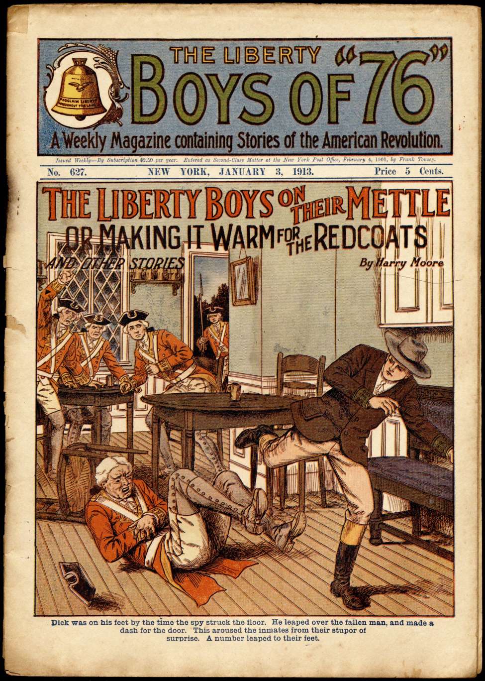 Book Cover For The Liberty Boys of 76 627 - The Liberty Boys on their Mettle