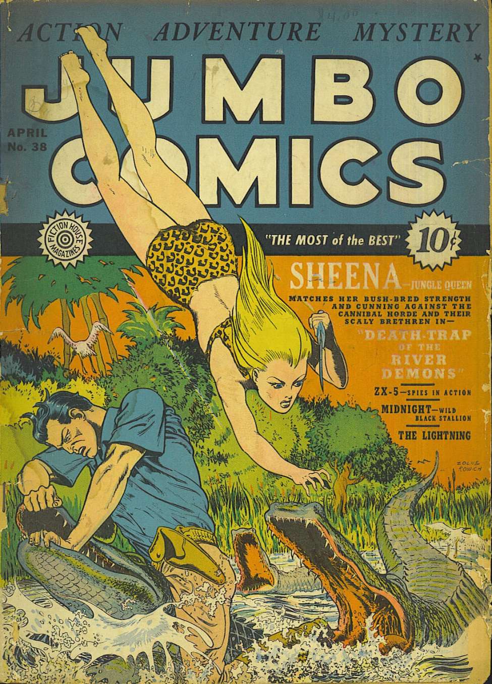 Book Cover For Jumbo Comics 38