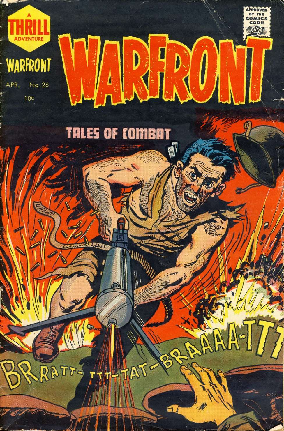 Comic Book Cover For Warfront 26
