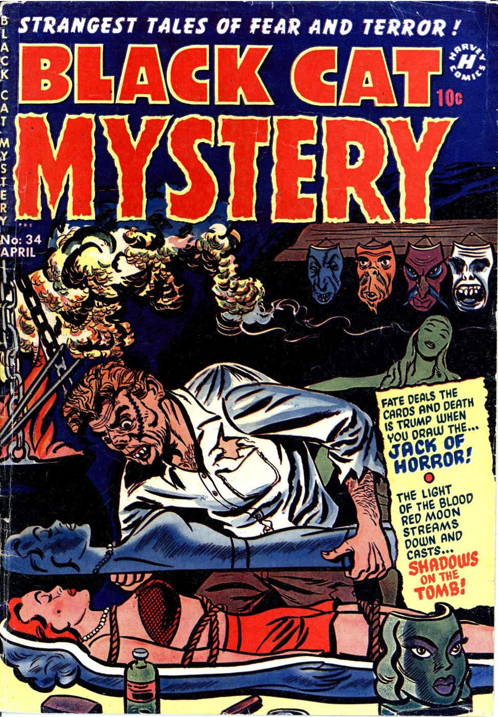 Comic Book Cover For Black Cat 34 (Mystery) - Version 1
