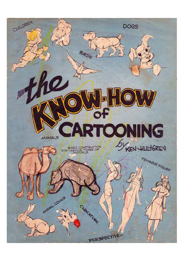 Book Cover For The Know-How of Cartooning by Ken Hultgren