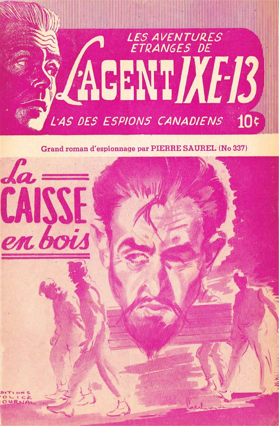 Book Cover For L'Agent IXE-13 v2 337 - La caisse en bois