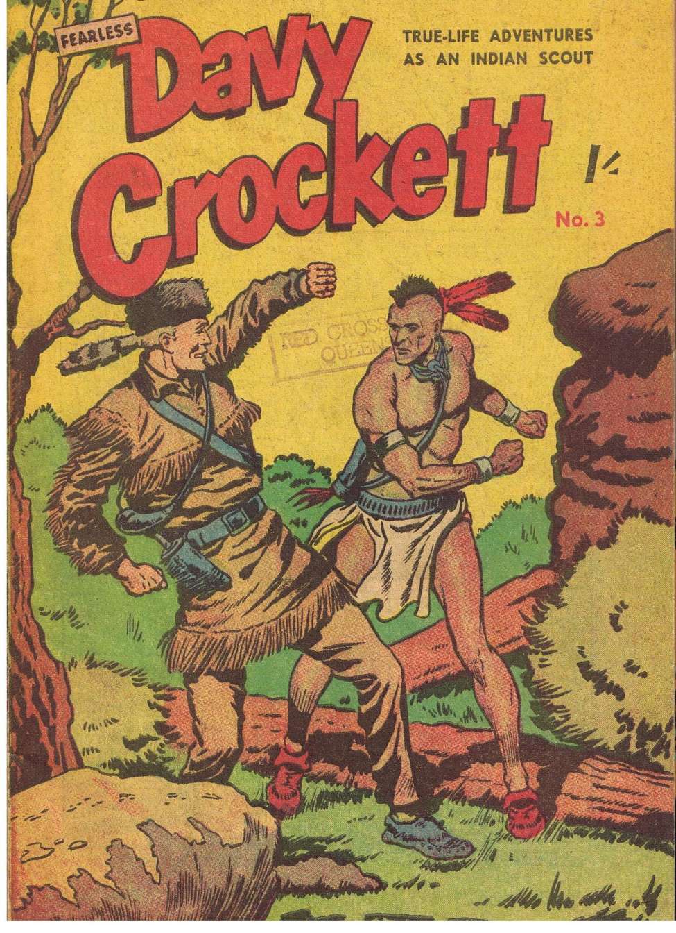 Book Cover For Fearless Davy Crockett 3