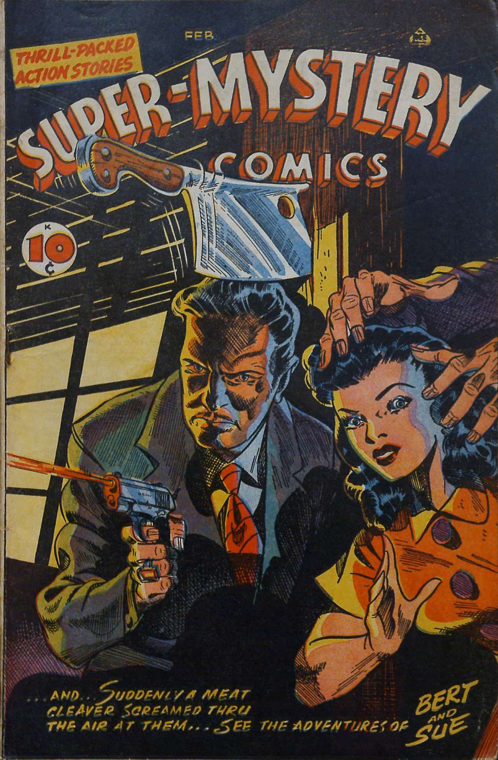 Comic Book Cover For Super-Mystery Comics v6 4