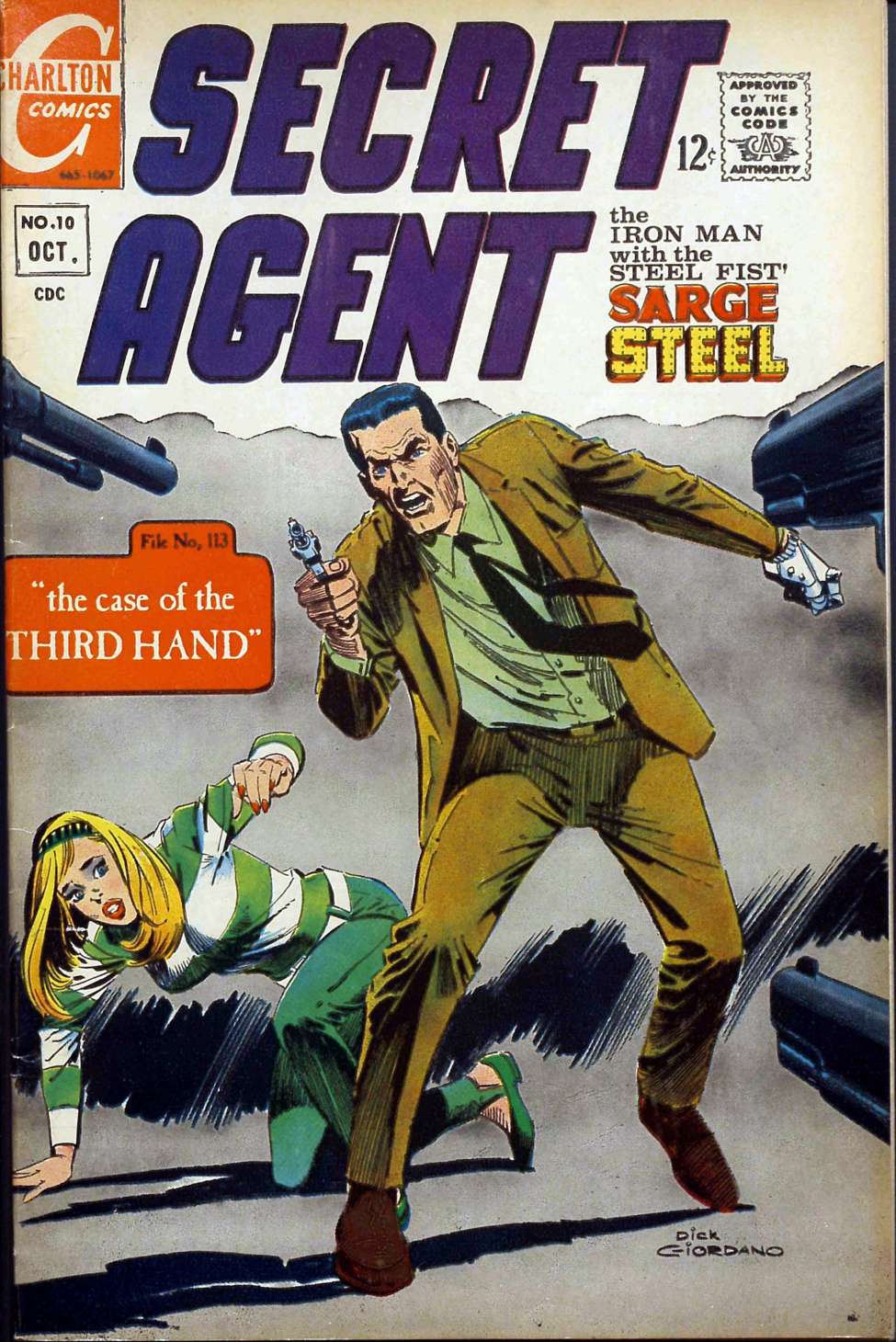 Comic Book Cover For Secret Agent 10