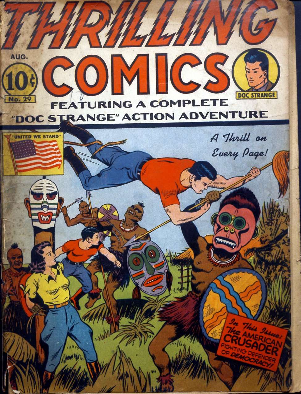 Book Cover For Thrilling Comics 29