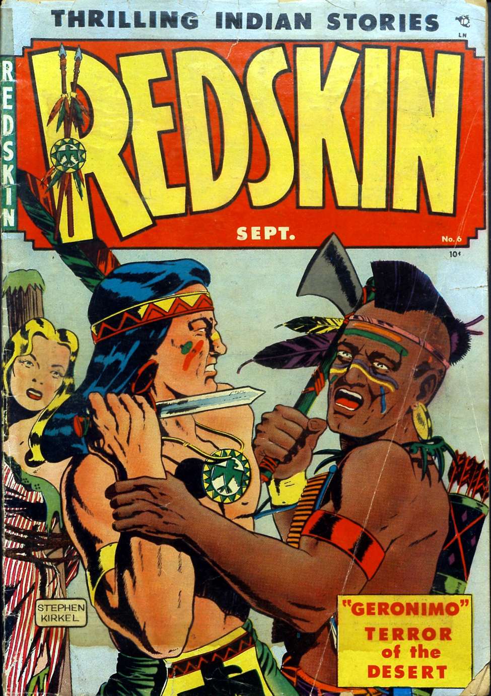 Comic Book Cover For Redskin 6