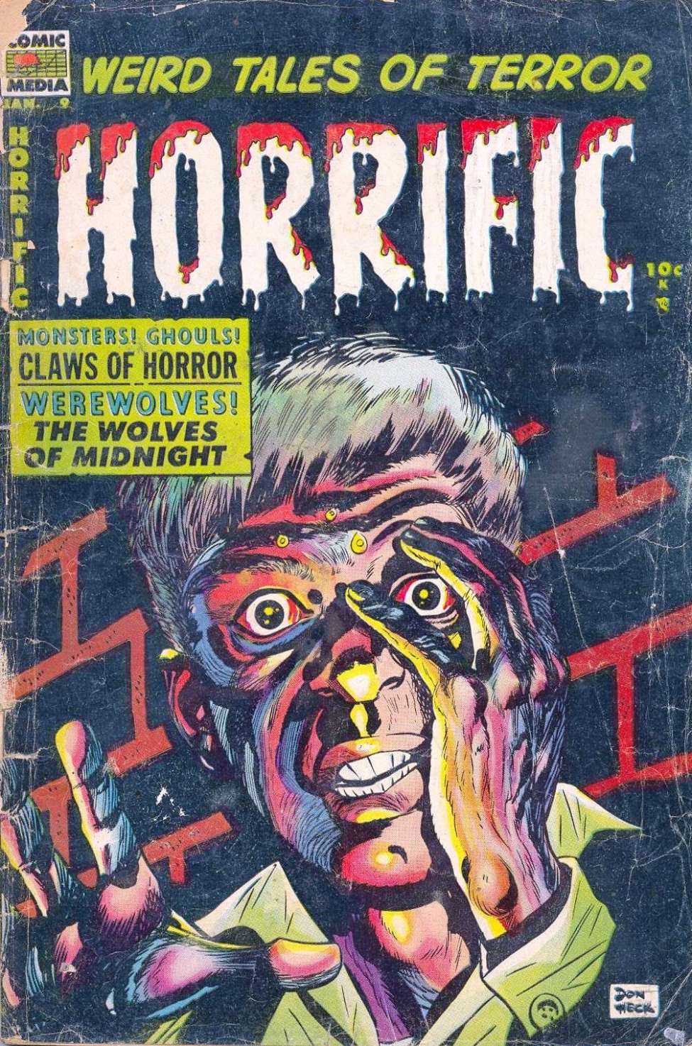 Comic Book Cover For Horrific 9