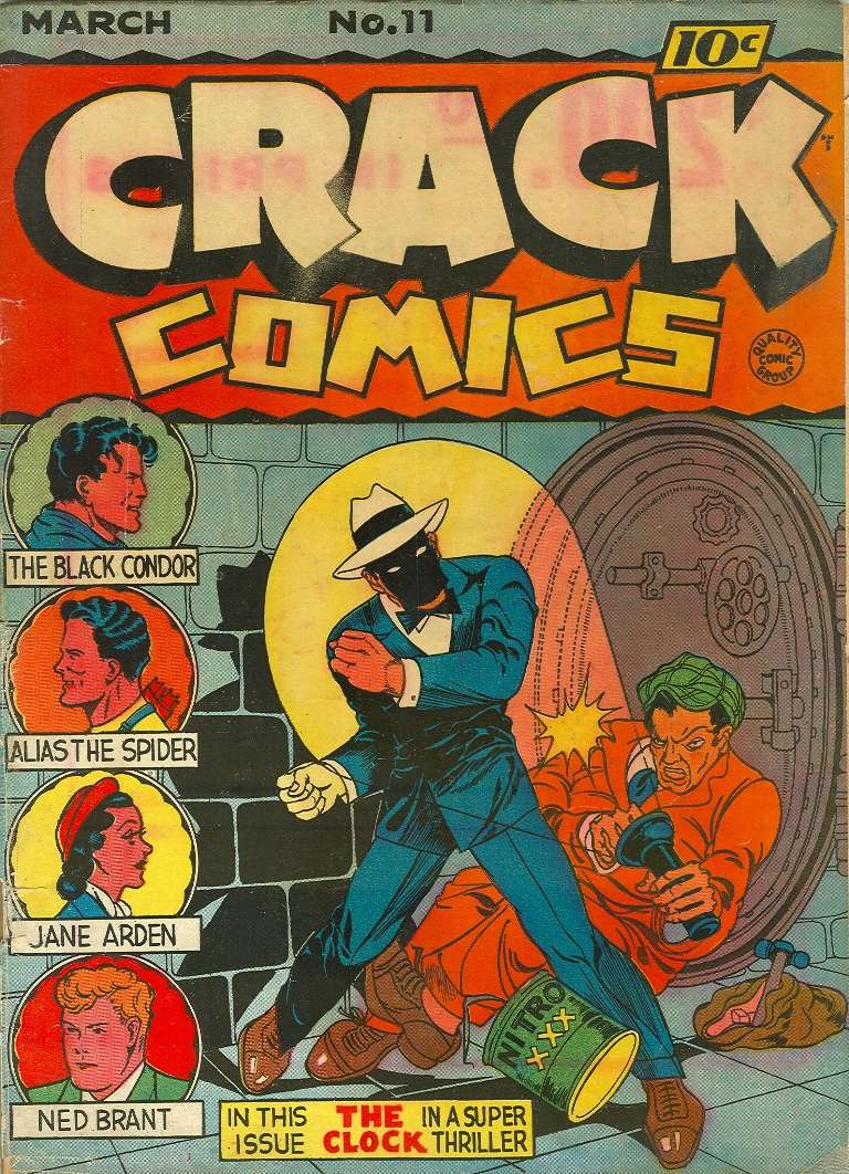 Comic Book Cover For Crack Comics 11 (paper/fiche)