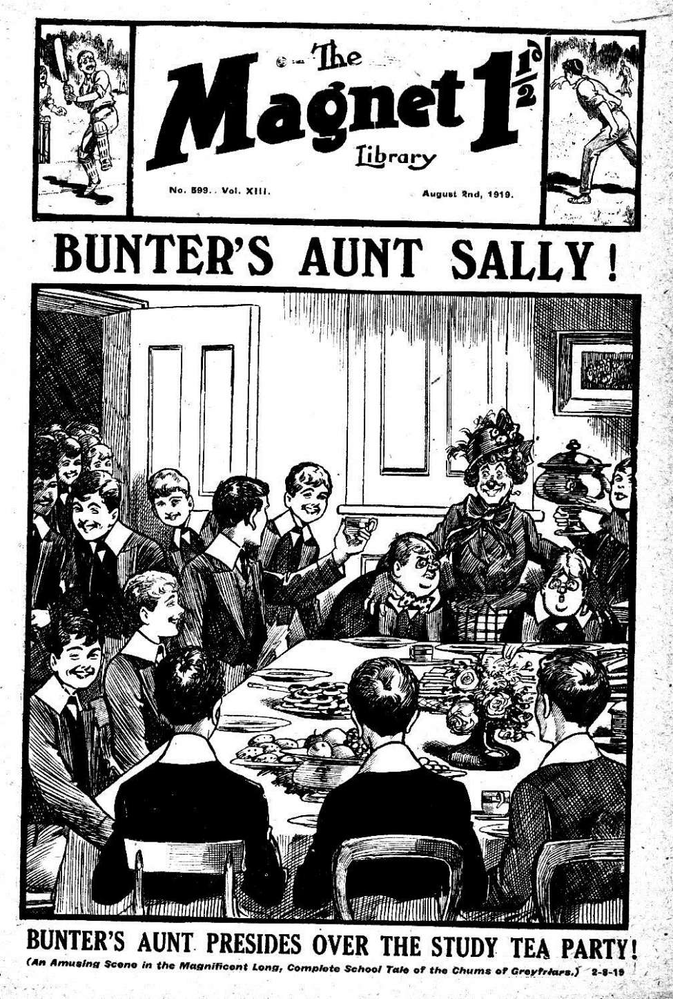 Book Cover For The Magnet 599 - Bunter's Aunt Sally