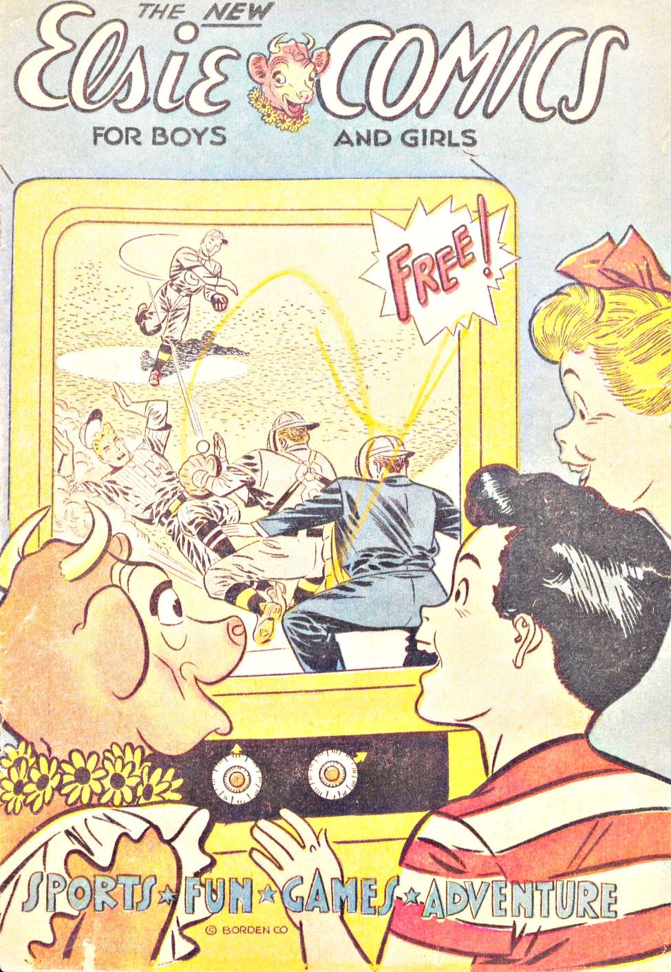 Book Cover For Elsie the Cow Comics for Boys and Girls - Borden