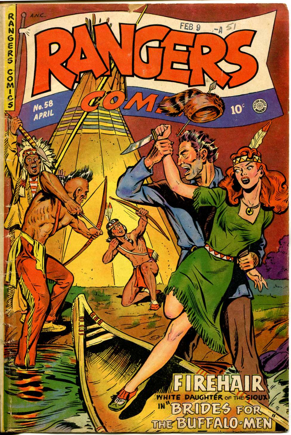 Comic Book Cover For Rangers Comics 58