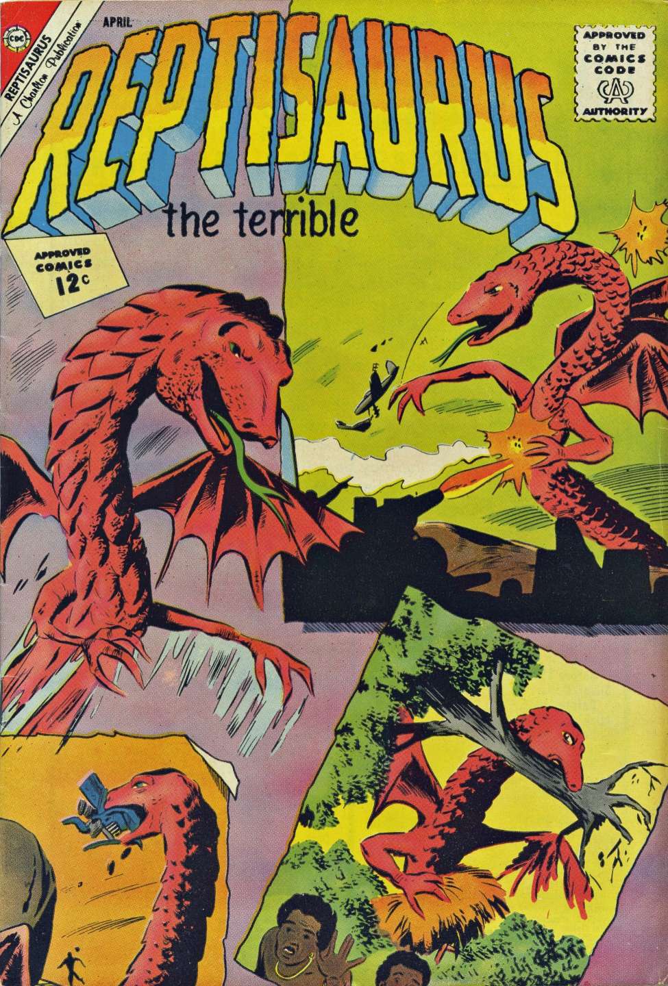 Comic Book Cover For Reptisaurus 4